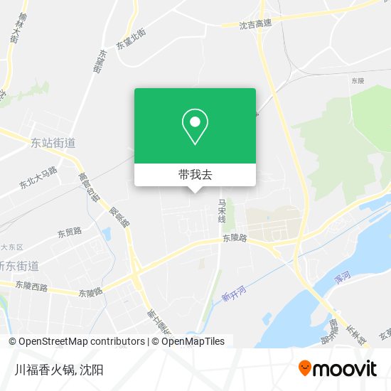 川福香火锅地图