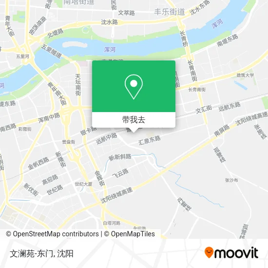 文澜苑-东门地图