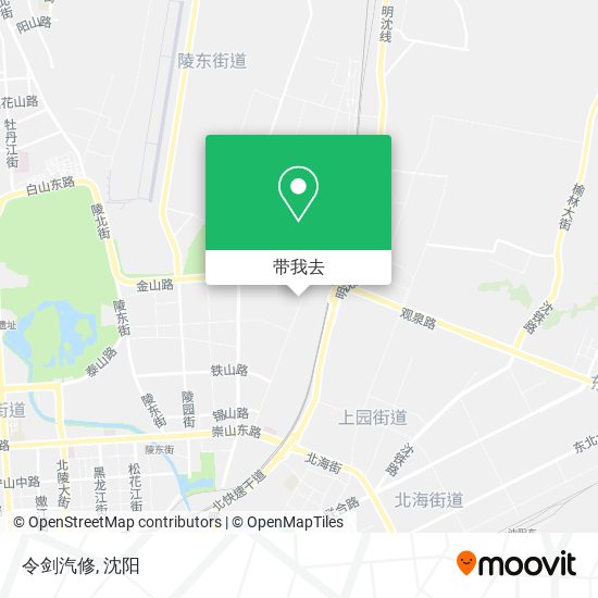 令剑汽修地图