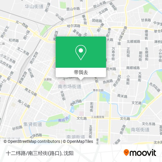 十二纬路/南三经街(路口)地图