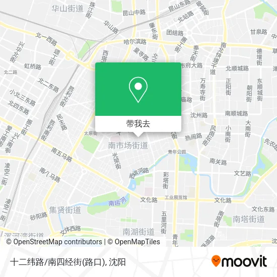 十二纬路/南四经街(路口)地图