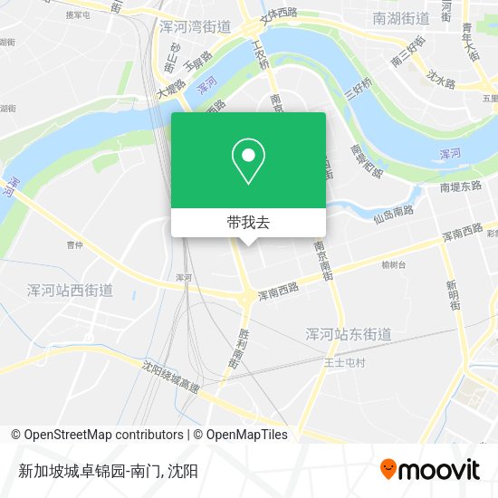 新加坡城卓锦园-南门地图