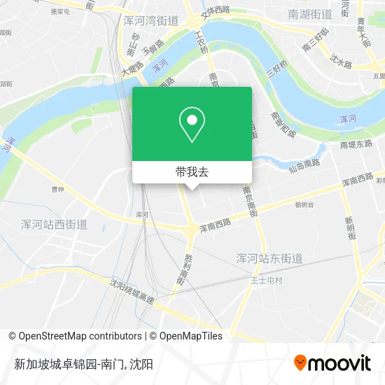 新加坡城卓锦园-南门地图