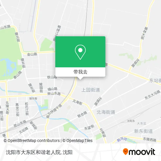沈阳市大东区和谐老人院地图