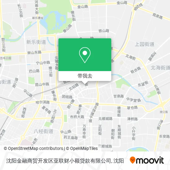 沈阳金融商贸开发区亚联财小额贷款有限公司地图
