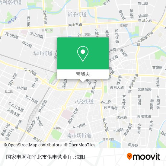 国家电网和平北市供电营业厅地图