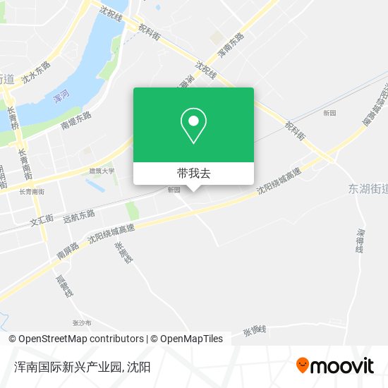 浑南国际新兴产业园地图