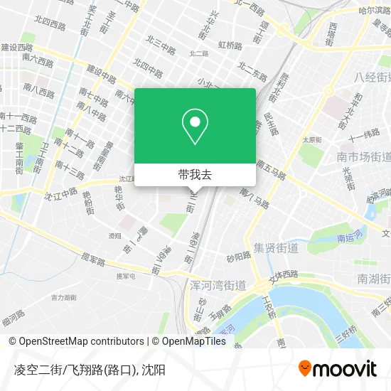 凌空二街/飞翔路(路口)地图