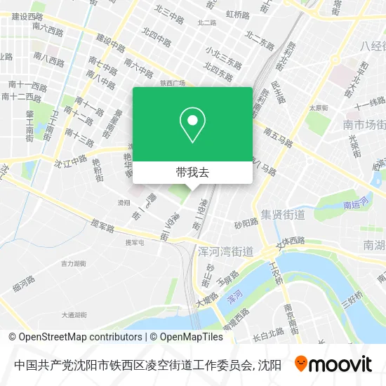 中国共产党沈阳市铁西区凌空街道工作委员会地图