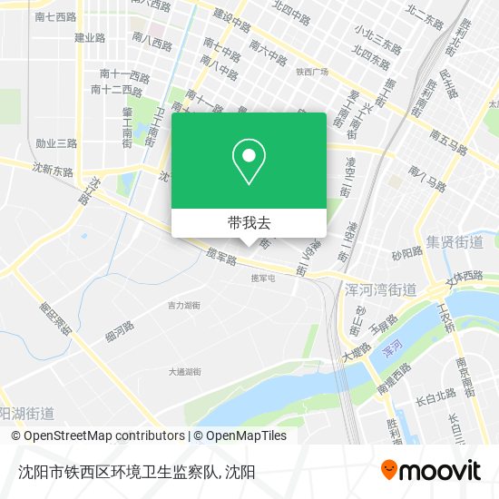 沈阳市铁西区环境卫生监察队地图