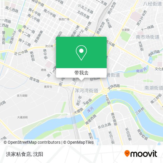 洪家粘食店地图