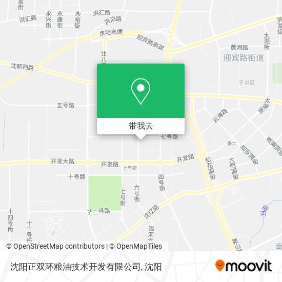 沈阳正双环粮油技术开发有限公司地图