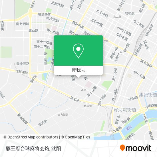 醇王府台球麻将会馆地图