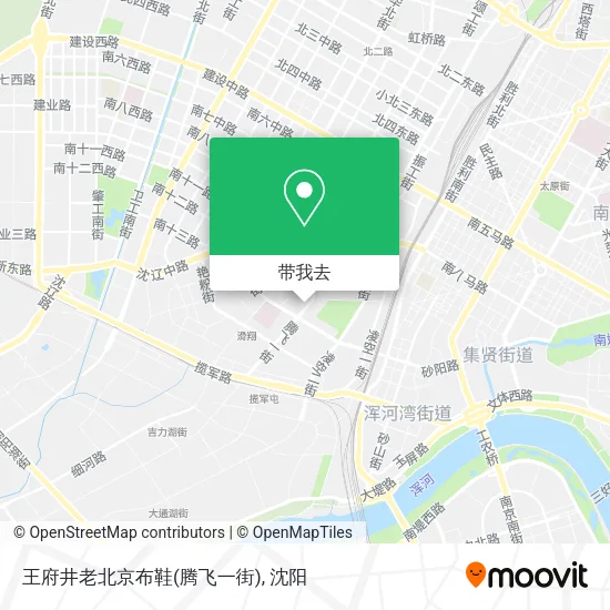 王府井老北京布鞋(腾飞一街)地图