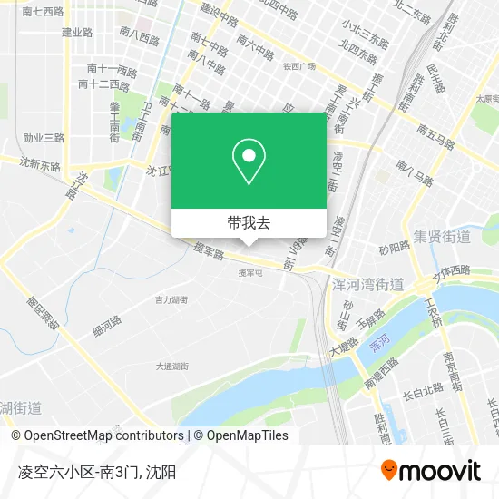 凌空六小区-南3门地图