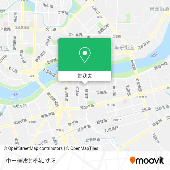 中一佳城御泽苑地图