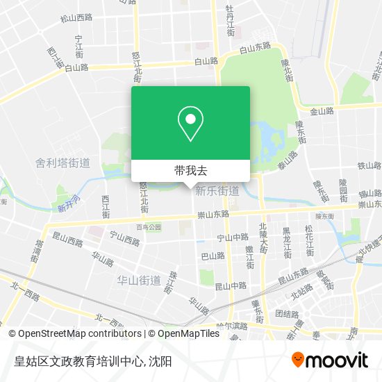 皇姑区文政教育培训中心地图