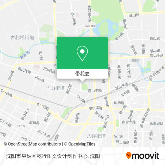 沈阳市皇姑区乾行图文设计制作中心地图