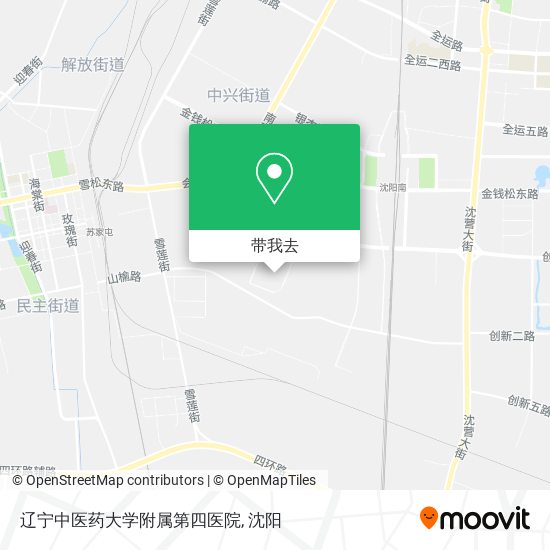 辽宁中医药大学附属第四医院地图