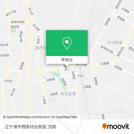 辽宁省中西医结合医院地图