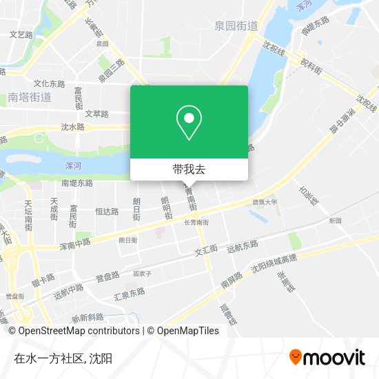 在水一方社区地图