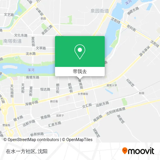 在水一方社区地图