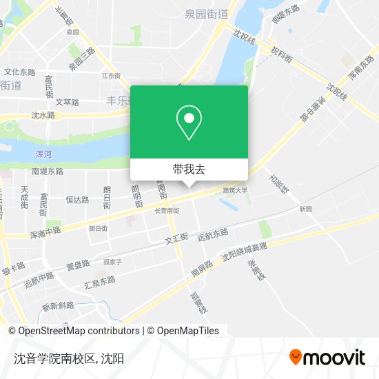 沈音学院南校区地图