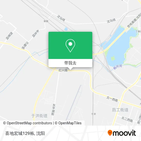 喜地宏城129栋地图