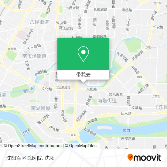 沈阳军区总医院地图