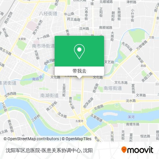 沈阳军区总医院-医患关系协调中心地图