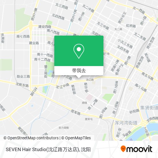 SEVEN Hair Studio(沈辽路万达店)地图