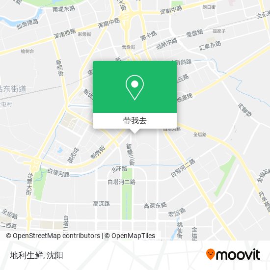 地利生鲜地图