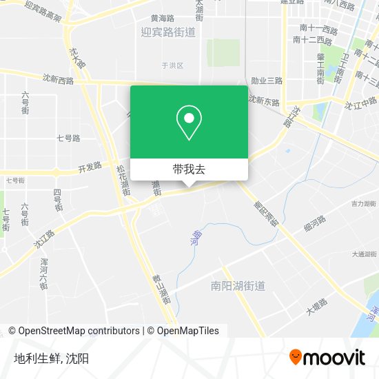 地利生鲜地图