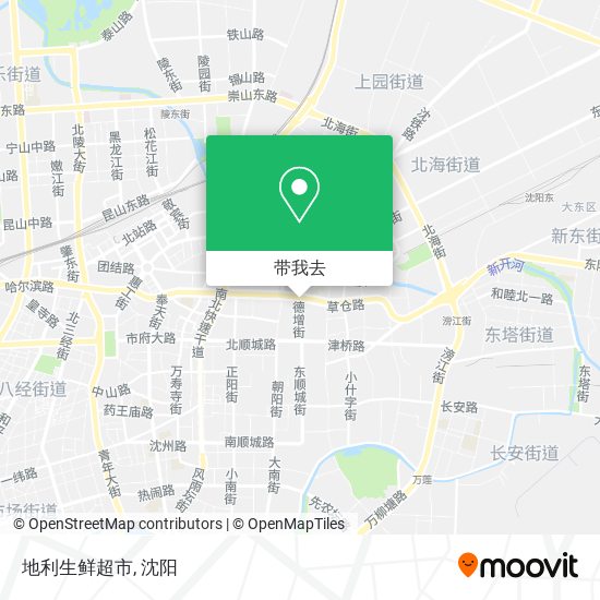 地利生鲜超市地图