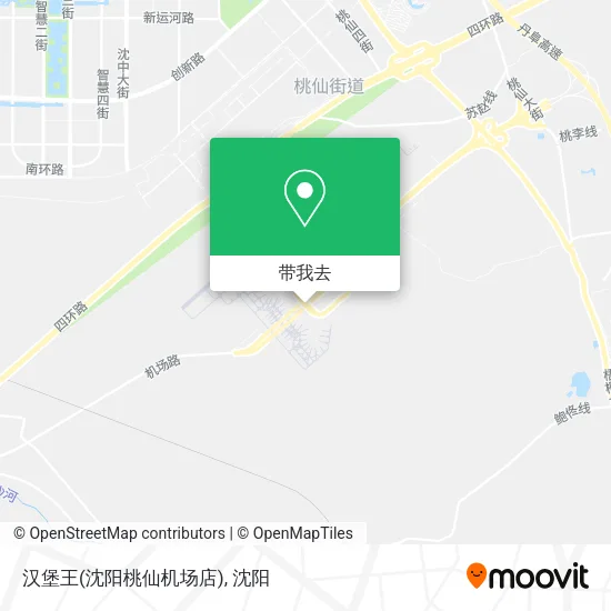 汉堡王(沈阳桃仙机场店)地图