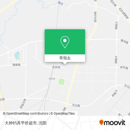 大帅钓具平价超市地图