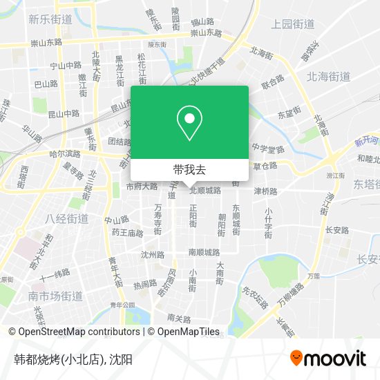 韩都烧烤(小北店)地图