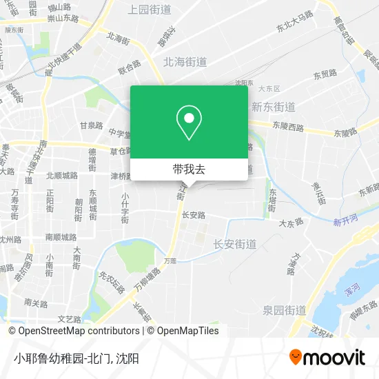 小耶鲁幼稚园-北门地图