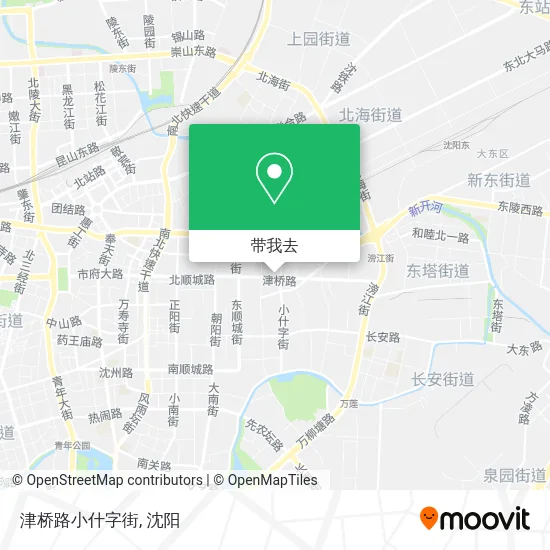 津桥路小什字街地图