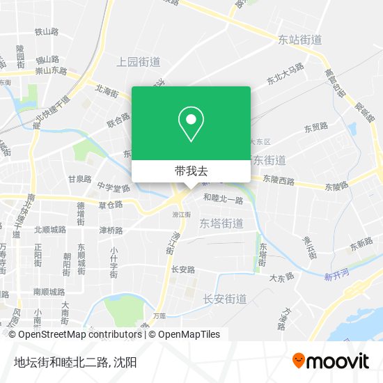 地坛街和睦北二路地图