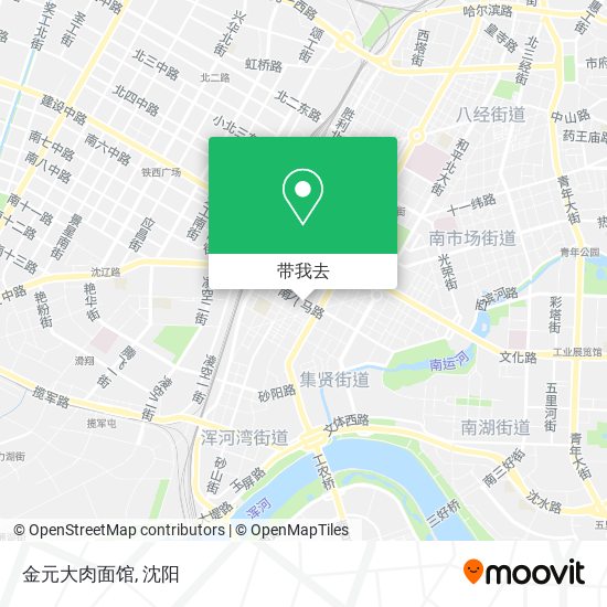 金元大肉面馆地图