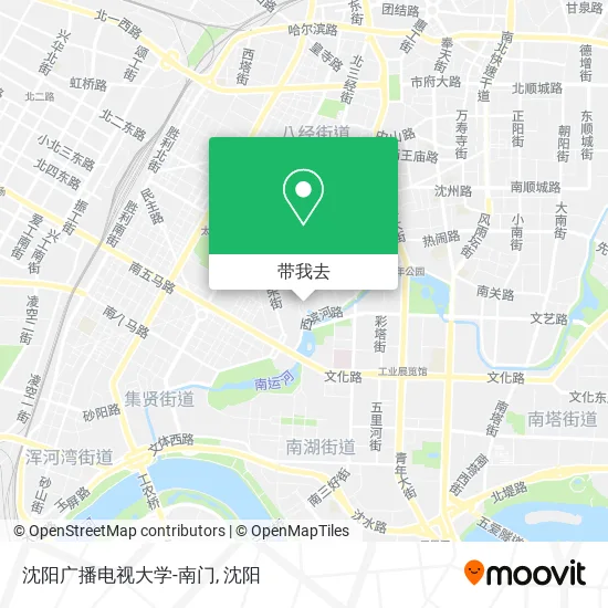 沈阳广播电视大学-南门地图