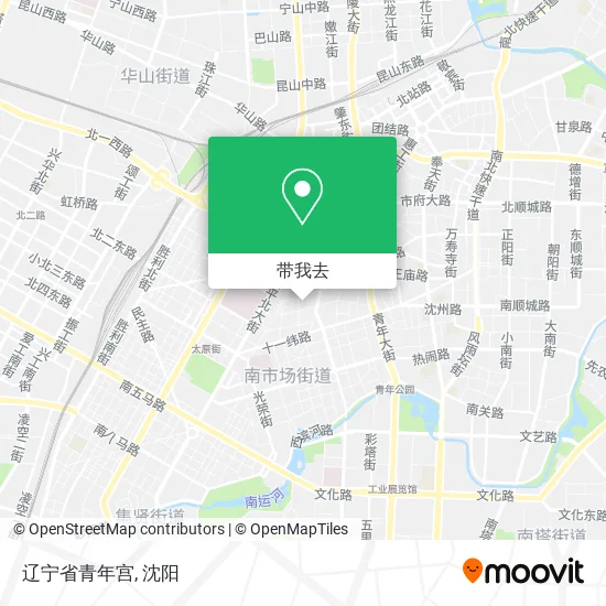 辽宁省青年宫地图