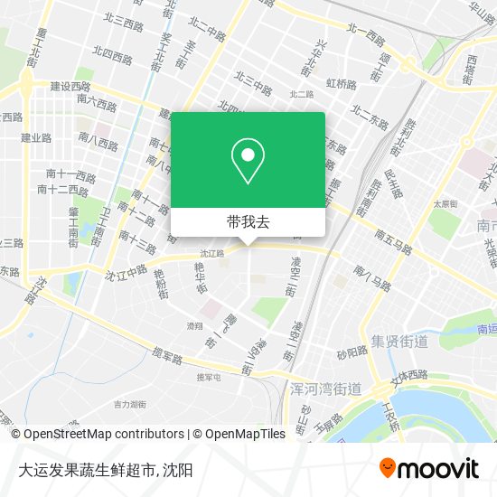 大运发果蔬生鲜超市地图