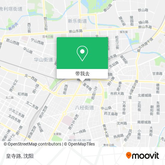 皇寺路地图