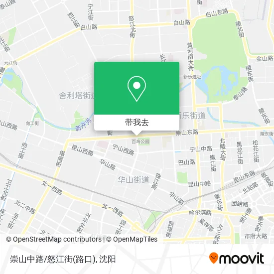 崇山中路/怒江街(路口)地图