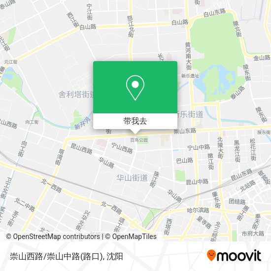 崇山西路/崇山中路(路口)地图