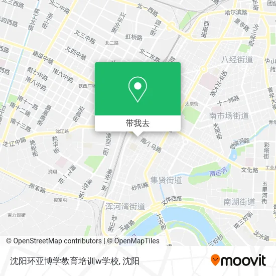 沈阳环亚博学教育培训w学校地图