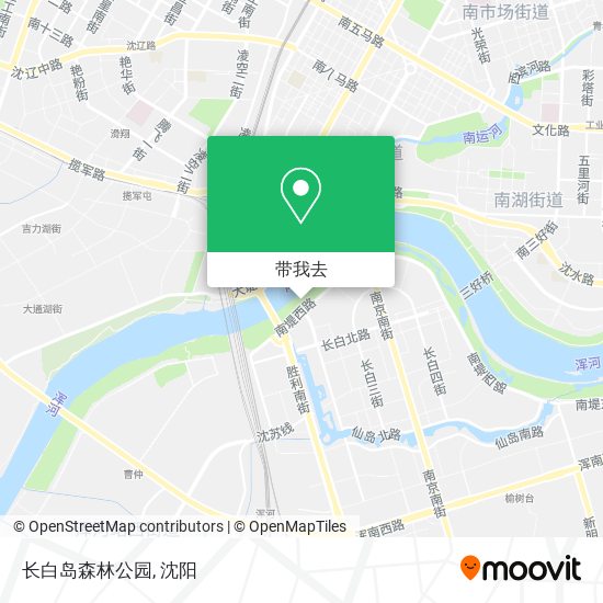长白岛森林公园地图