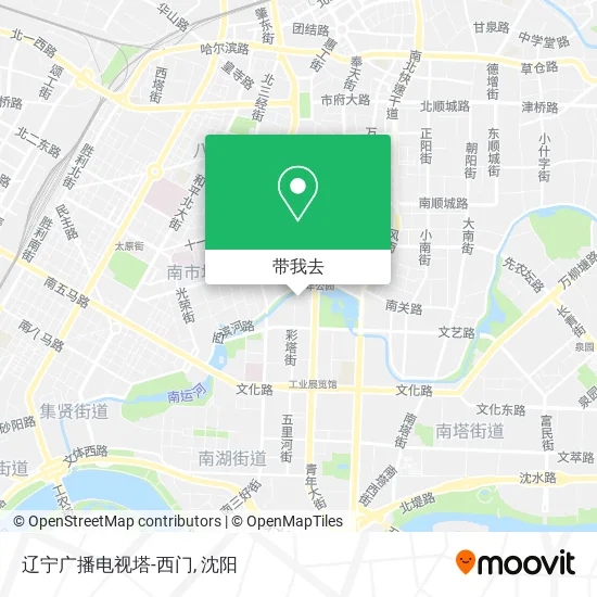 辽宁广播电视塔-西门地图